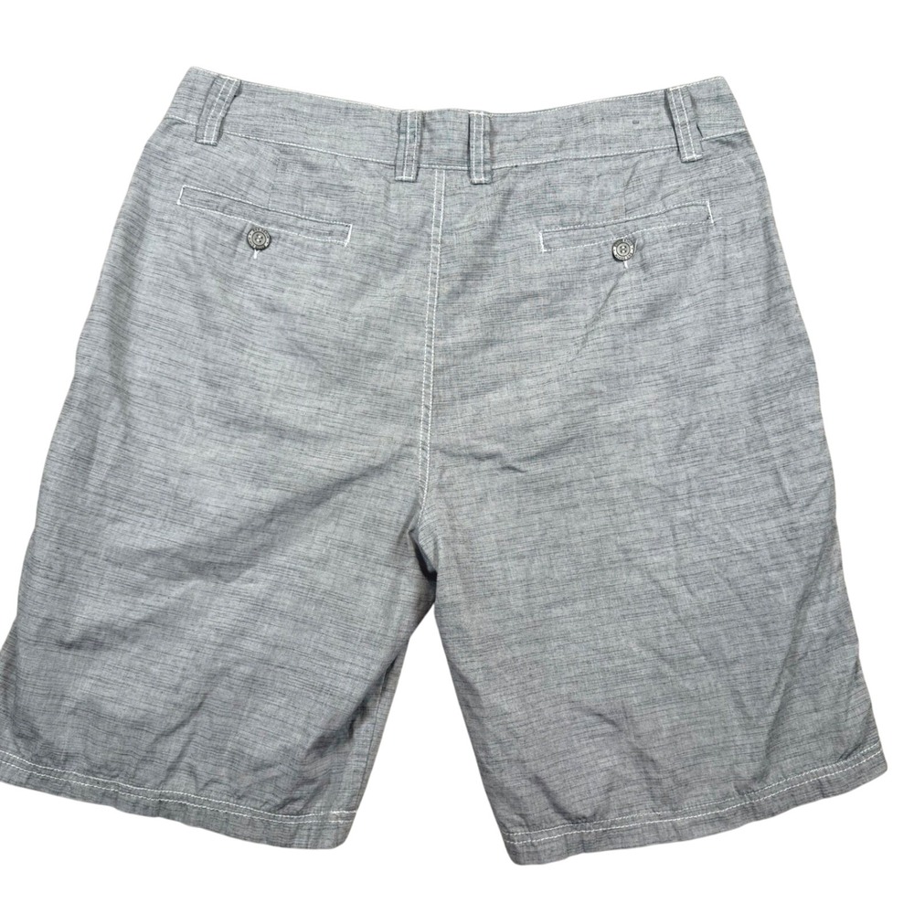 BKE Buckle Athletic Fit Shorts Gray Casual Flat Front Mens Size 38 - Picture 2 of 6